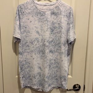 YoungLA White and Blue Short Sleeve Tee